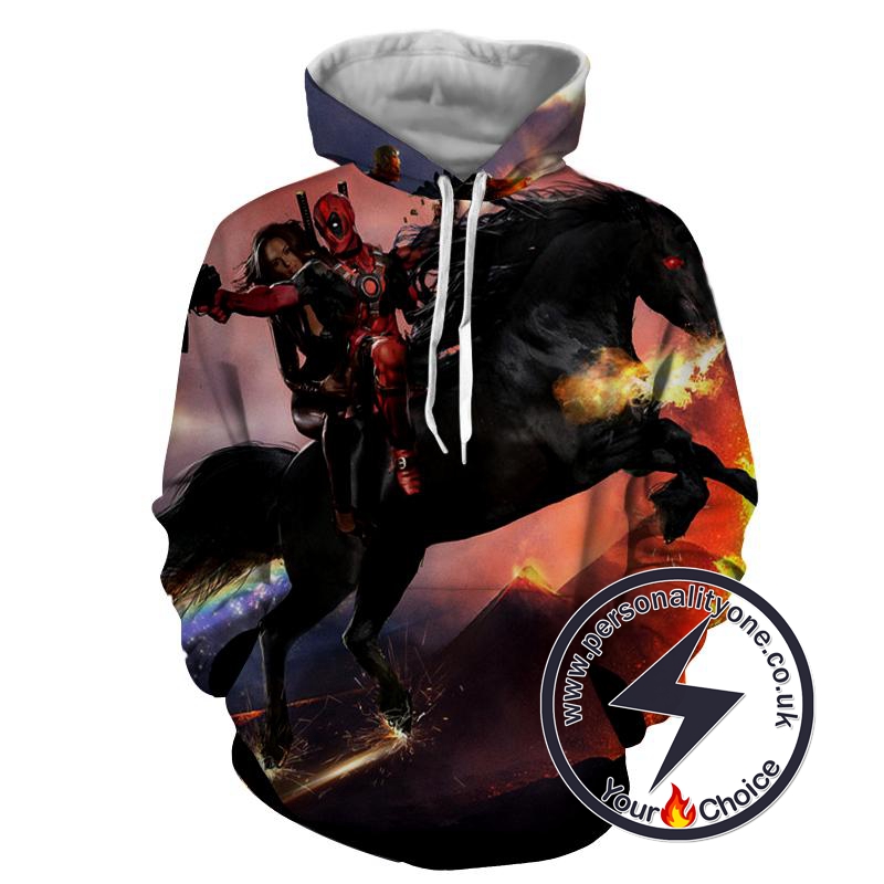 Deadpool - Deadpool 3D - Hoodies